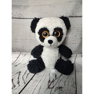 Panda Bear Plush Steven Smith Stuffed Animal Toy Soft 7inches yellow eyes